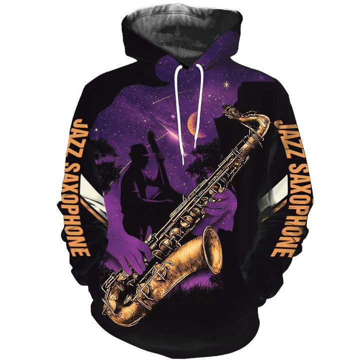 Saxophon music 3D hoodie HG