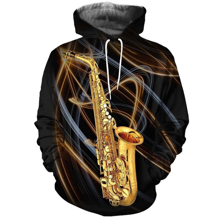 Saxophon music 3D hoodie HG