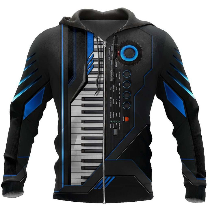 Piano keyboard 3d music hoodie, shirt for men and women HG HAC281101