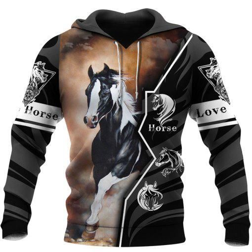 Beautiful Horse 3D All Over Printed shirt for Men and Women HR15