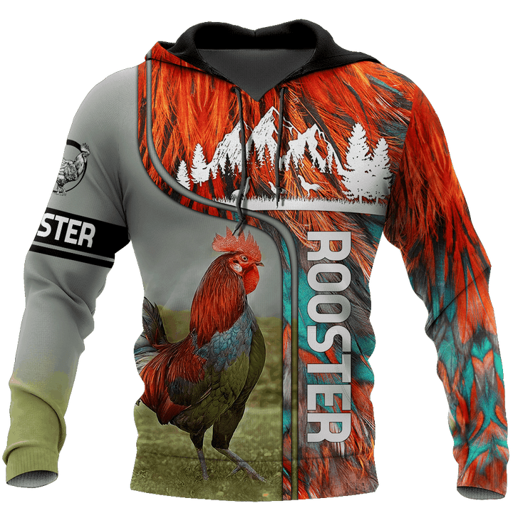 Rooster 3D All Over Printed Shirts for Men and Women AM030103