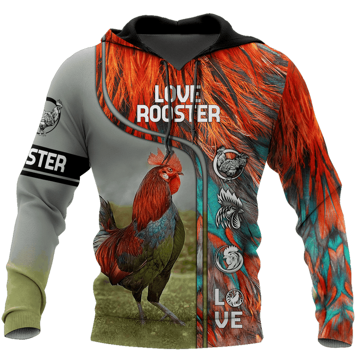 Rooster 3D All Over Printed Shirts for Men and Women AM030101