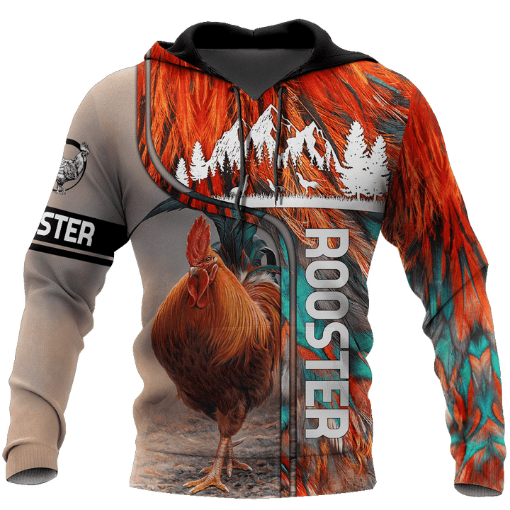 Rooster 3D All Over Printed Shirts for Men and Women AM030102