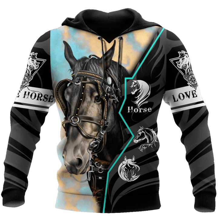 Beautiful Horse 3D All Over Printed shirt for Men and Women Pi040105
