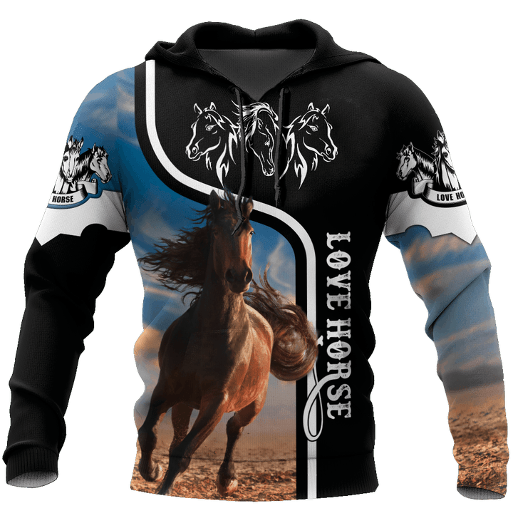 Love Horse 3D All over print for Men and Women shirt Pi030101
