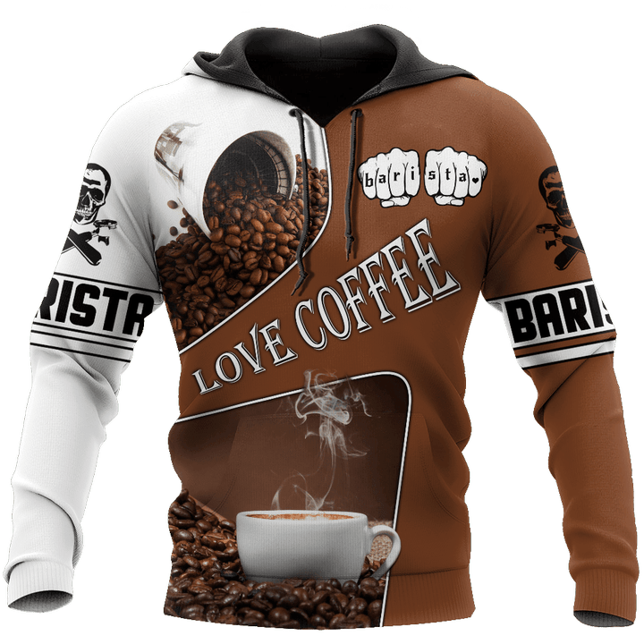 Barista 3D all over printed differences between types of world coffee shirts and shorts Pi090101 PL