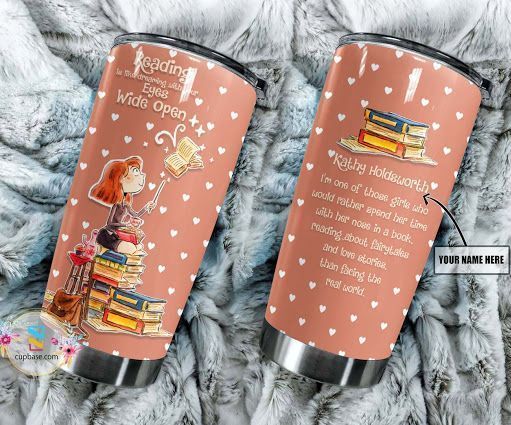 Reading Is Like Dreaming Personalized Tumbler V99H9