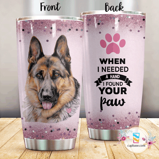 When I Needed A Hand I Found Your Paw Tumbler T19A9