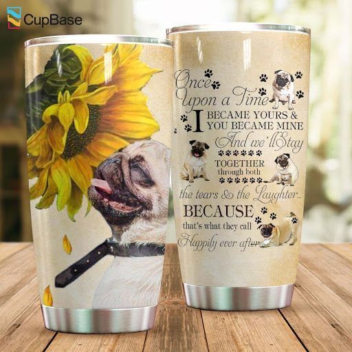 Pug And Sunflower Tumbler D19T9