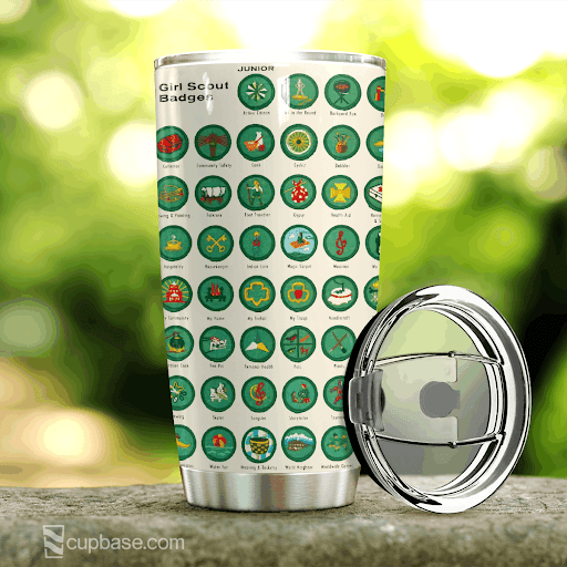 Girl Scout Badges Tumbler T19A9