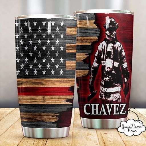 I Am A Firefighter Personalized Tumbler H25P3