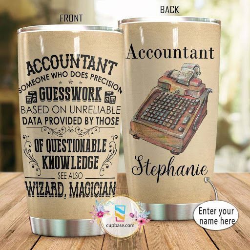 Wizard Accountant Personalized Tumbler Q22A2