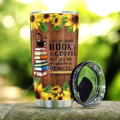 Life Without Books And Coffee Tumbler Q22A2
