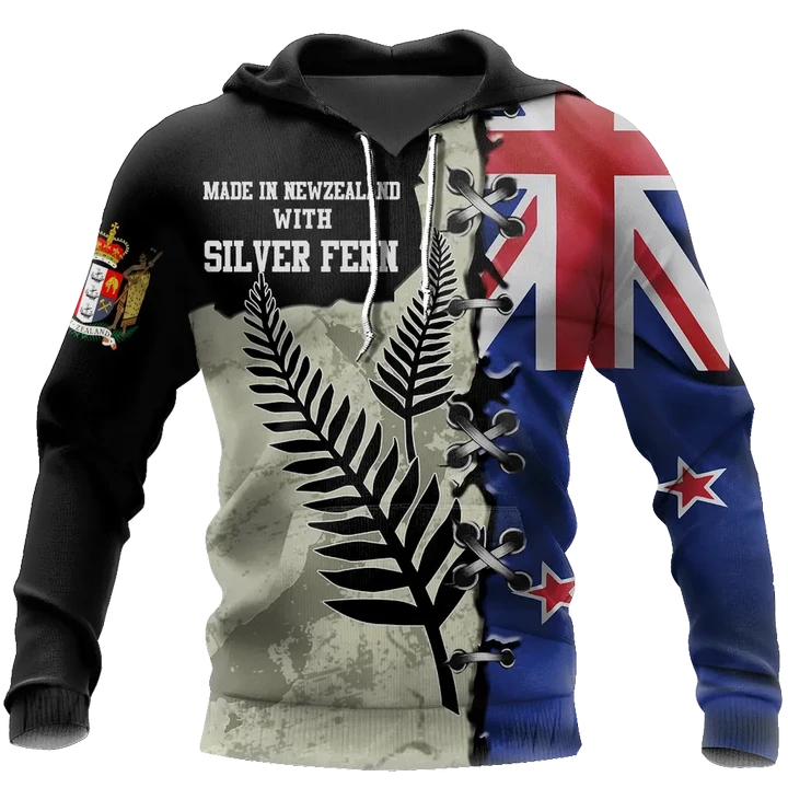 New Zealand Kiwi Bird Silver Fern T-Shirt Hoodie Zip all over shirts For Men and Women TR281202 - Amaze Style™-Apparel