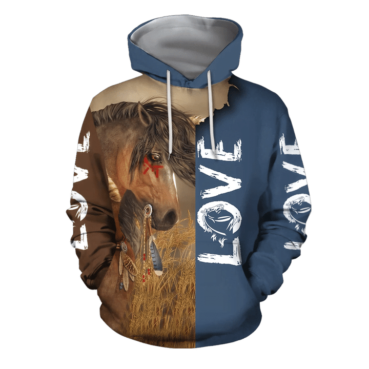 3D Akhal Teke Horse Shirt - Winter Set for Men and Women JJ1613
