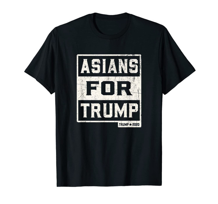 "Asians for Trump" Trump 2020 Rally in vintage white T-Shirt