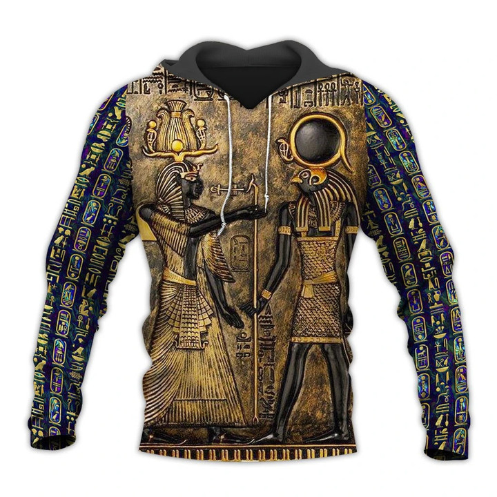 Ancient Egypt Wallpaper 3d All Over Printed Hoodie MP030307-Apparel-MP-Hoodie-S-Vibe Cosy™