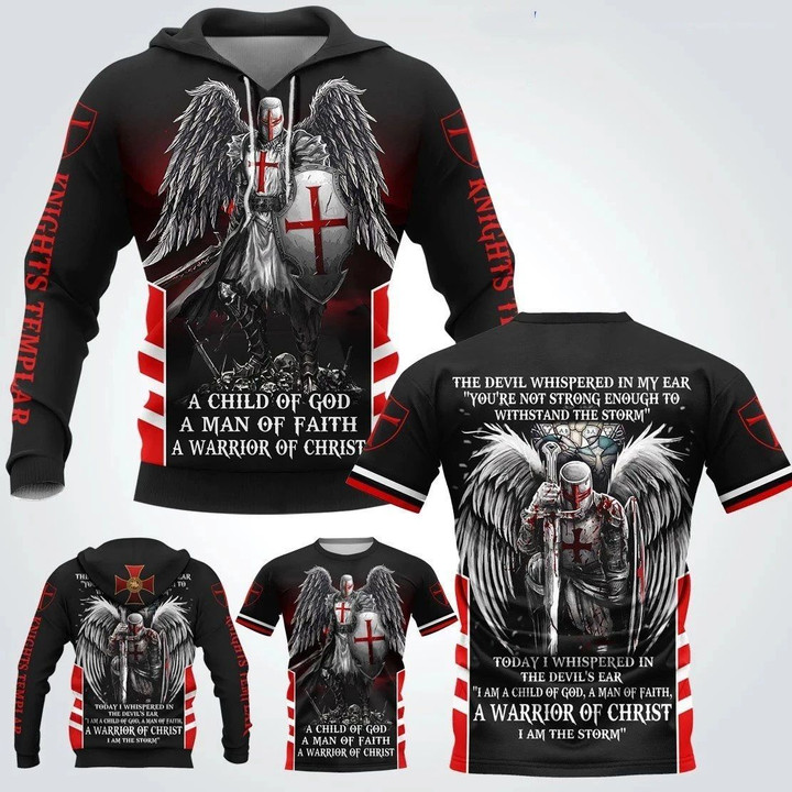 Knight Templar 3D All Over Printed Shirts MP923-Apparel-MP-Hoodie-S-Vibe Cosy™