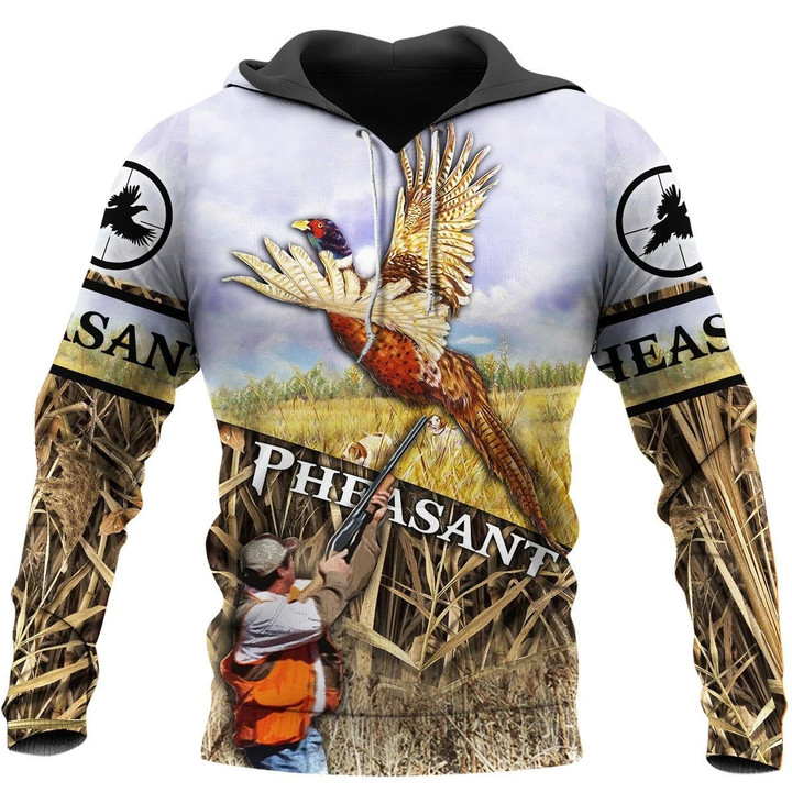 PHEASANT HUNTING 3D ALL OVER PRINTED SHIRTS MP914-Apparel-MP-Hoodie-S-Vibe Cosy™