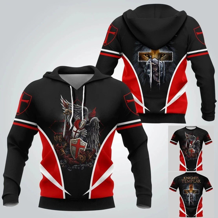 KNIGHTS TEMPLAR 3D ALL OVER SHIRTS FOR MEN AND WOMEN MP936-Apparel-MP-Hoodie-S-Vibe Cosy™