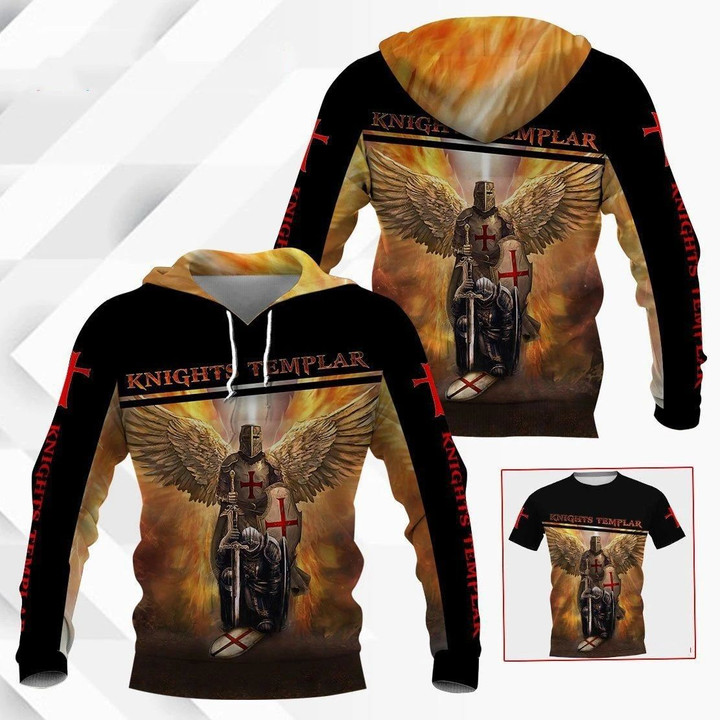 KNIGHT TEMPLAR 3D ALL OVER PRINTED SHIRTS MP935-Apparel-MP-Hoodie-S-Vibe Cosy™