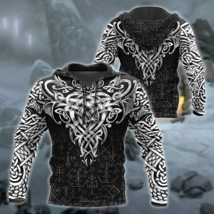 Celtic Tattoo Art 3D All Over Printed Shirts Hoodie AZ030103-Apparel-MP-Hoodie-S-Vibe Cosy™