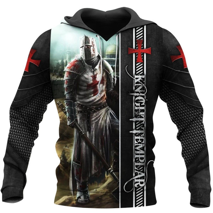 KNIGHT TEMPLAR 3D ALL OVER PRINTED SHIRTS MP920-Apparel-MP-Hoodie-S-Vibe Cosy™