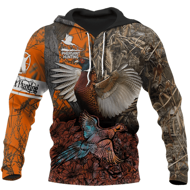 Pheasant Hunting 3D All Over Printed Shirts For Men And Women JJ050203-Apparel-MP-Hoodie-S-Vibe Cosy™