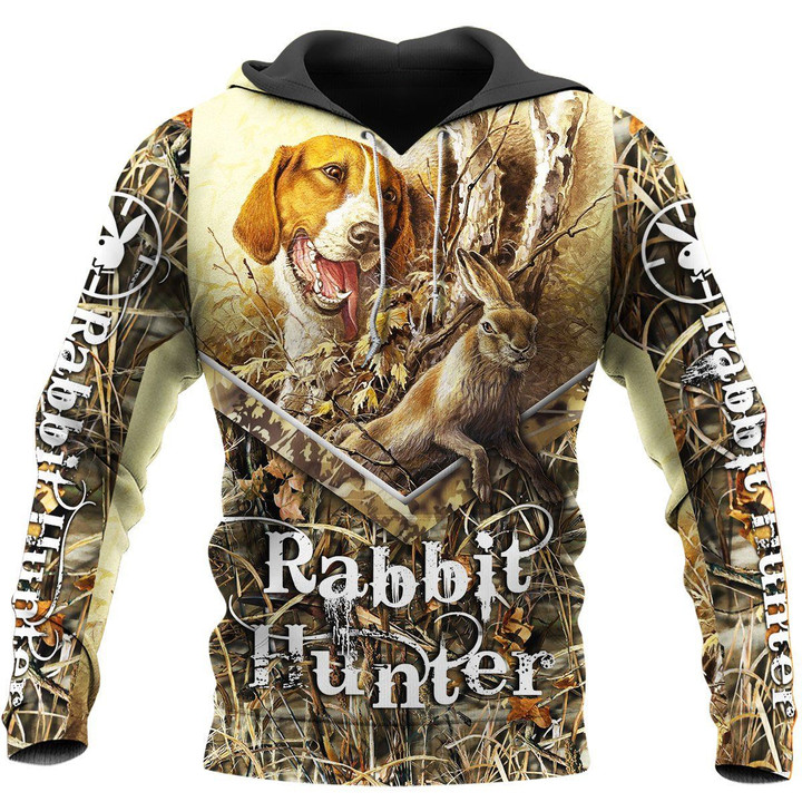 Rabbit Beagle Hunting 3D All Over Printed Shirts Hoodie MP996-Apparel-MP-Hoodie-S-Vibe Cosy™
