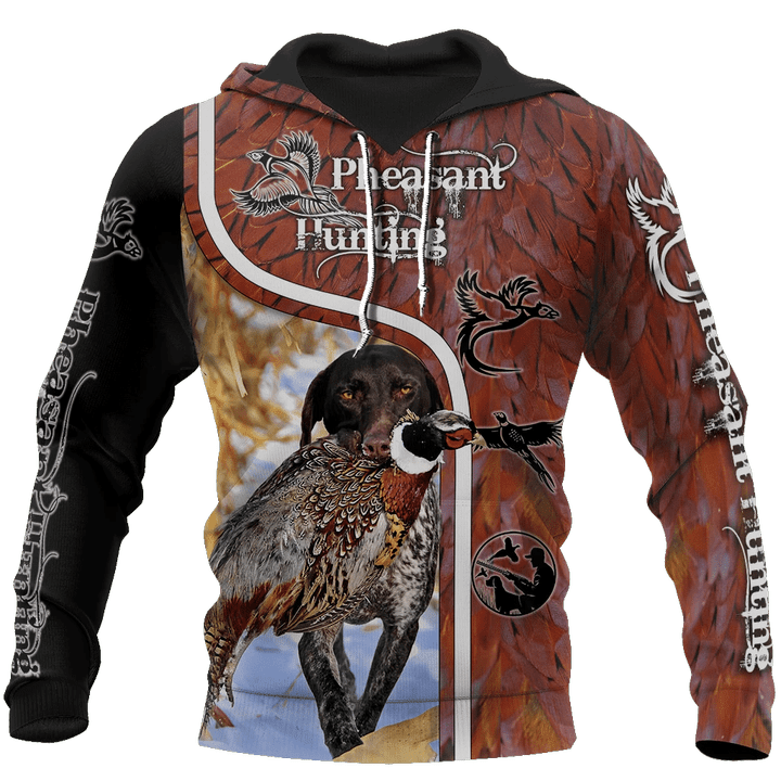 Pheasant Hunting 3D All Over Printed Shirts For Men And Women JJ100102-Apparel-MP-Hoodie-S-Vibe Cosy™