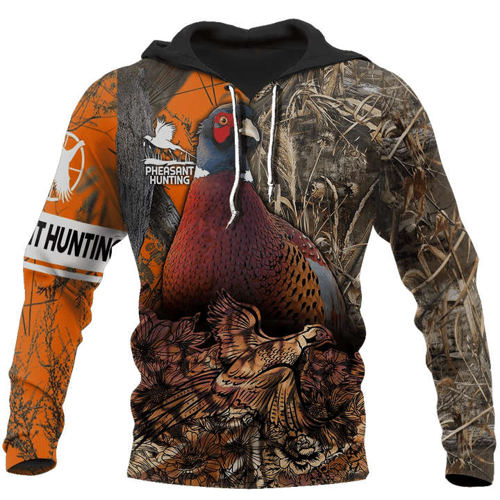 Pheasant Hunting 3D All Over Printed Shirts For Men And Women JJ130101-Apparel-MP-Hoodie-S-Vibe Cosy™