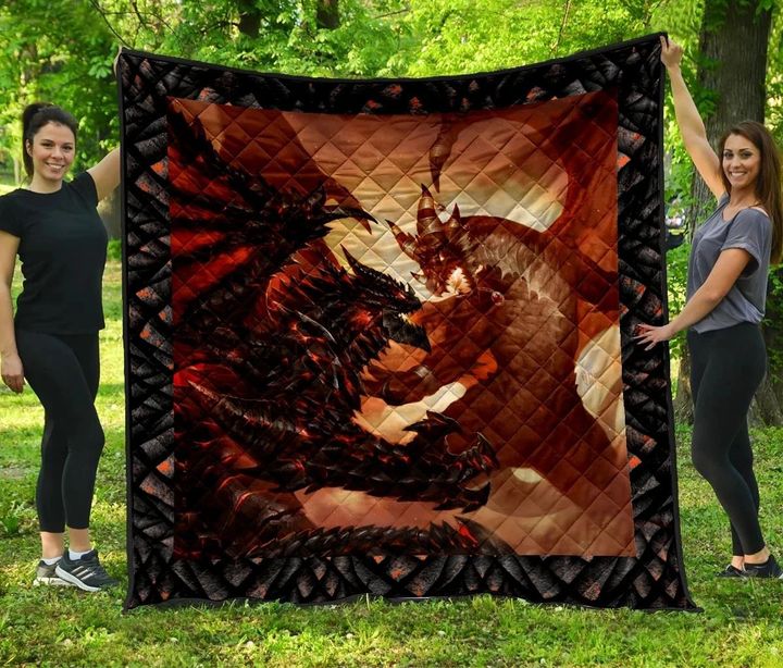 Dragon Art Quilt NM030873-Quilt-NM-Queen-Vibe Cosy™