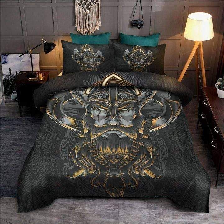Amazing Viking Black Duvet Cover Bedding Set