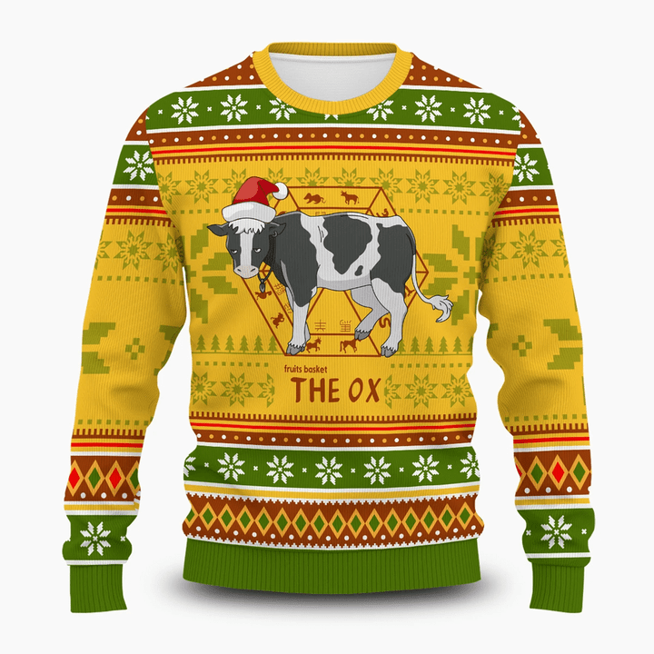 Haru the Ox Unisex Wool Sweater