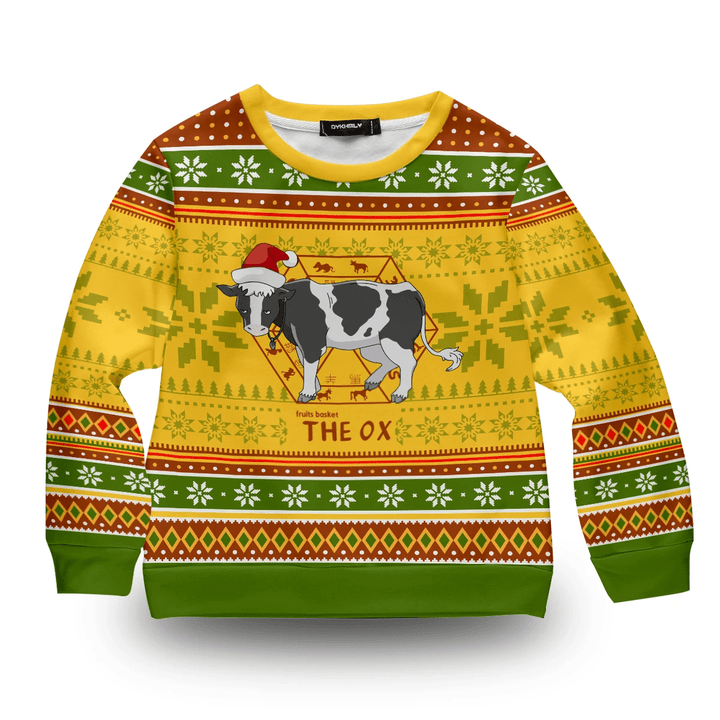 Haru the Ox Kids Unisex Wool Sweater
