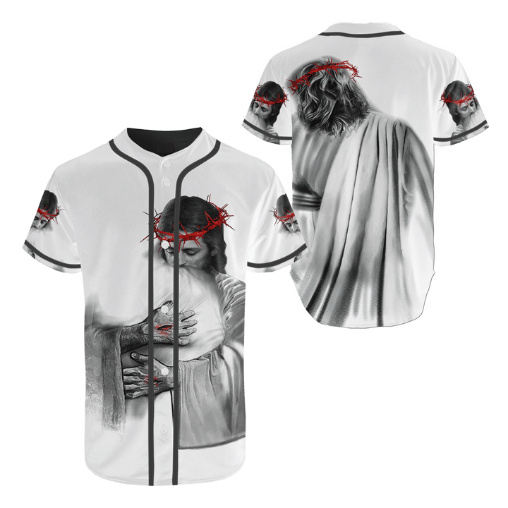 In the Arms of Lord v1 - Christian - 3D All Over Printed Baseball Shirt HV