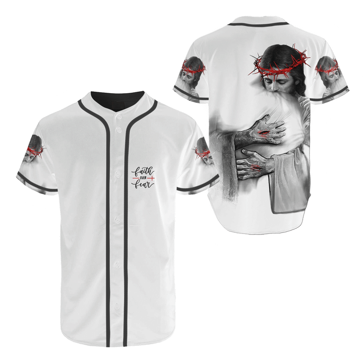 In the Arms of Lord v2 - Christian - 3D All Over Printed Baseball Shirt HV