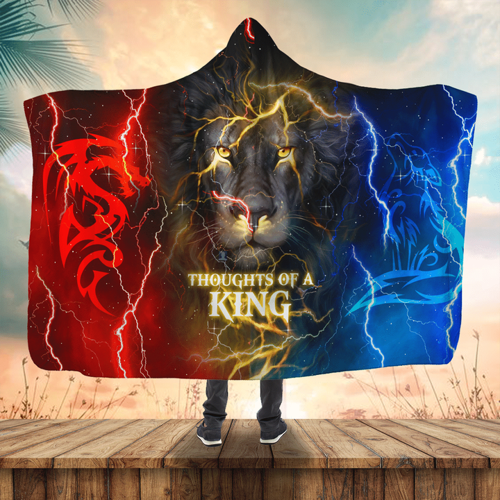 The Power Of Three Souls Dragon Wolf Lion Hoodie Blanket 3D All Over Printed