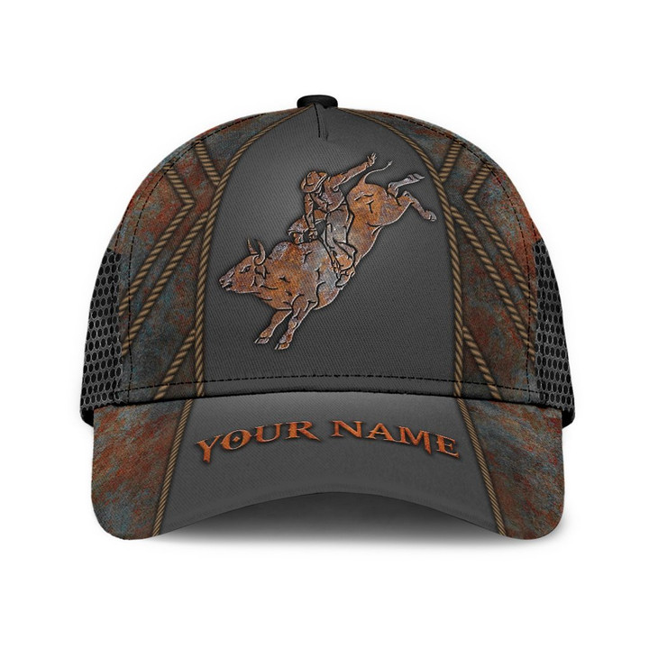 Personalized Name Bull Riding Classic Cap Vintage