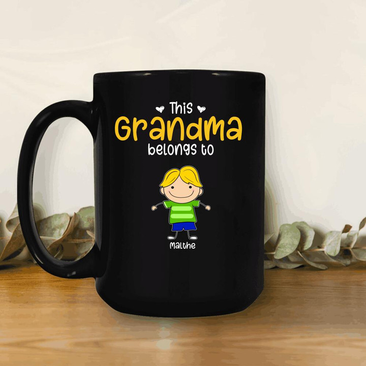This Grandma Belongs To Personalized Mug Mother's Day Gift