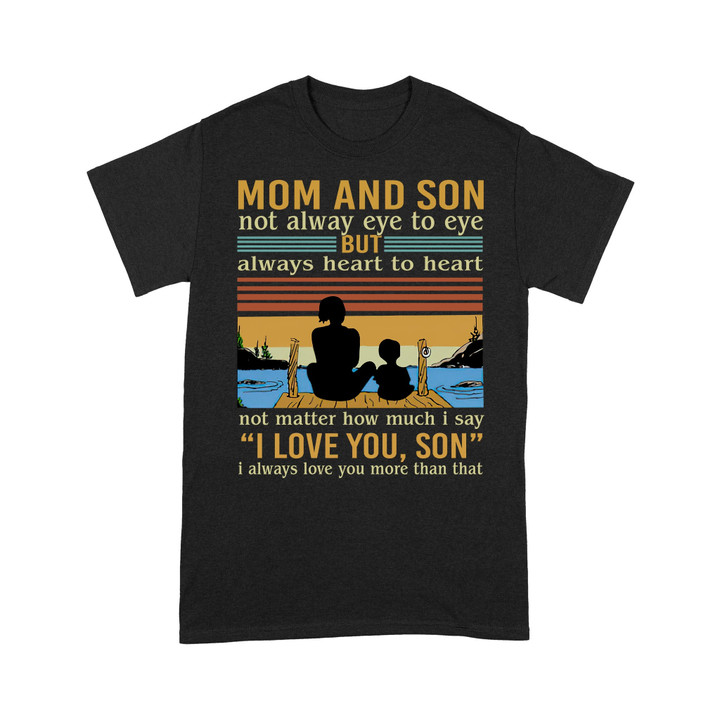 Mom And Son Not Alway Eye To Eye Standard T-shirt