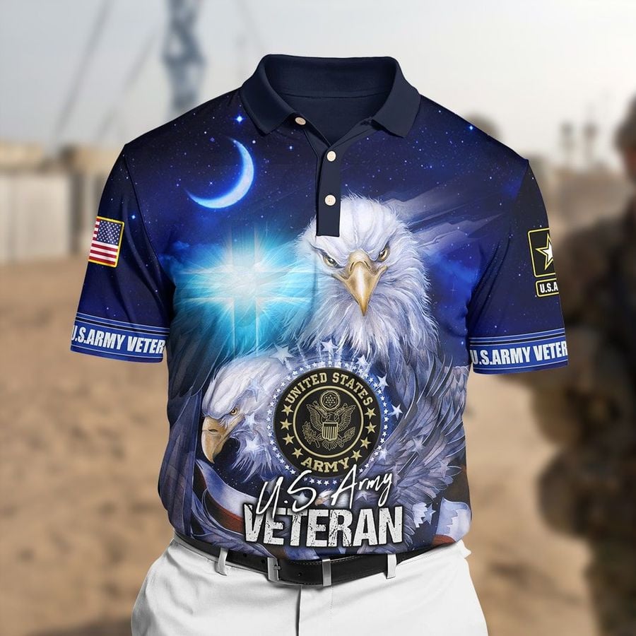 Premium Unique Veteran Polo Ultra Soft and Comfort Shirt Special Gift