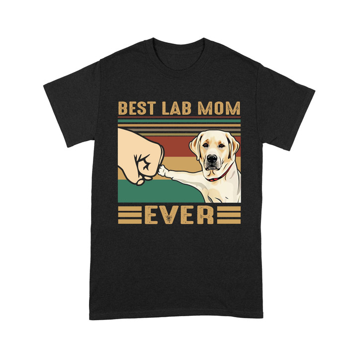 Labrador Dog T-shirt DL - Best Dog Mom T-shirt