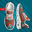 Miami Dolphins Personalized Yezy Running Sneakers BG162