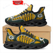 Green Bay Packers Personalized Yezy Running Sneakers BG163