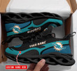 Miami Dolphins Personalized Yezy Running Sneakers BG184