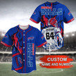 Buffalo Bills Personalized Baseball Jersey BG30
