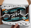 Miami Dolphins Yezy Running Sneakers BG269