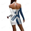 Dallas Cowboys Halter Lace-up Dress 001