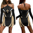 New Orleans Saints Halter Lace-up Dress 58
